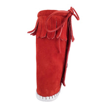 Load image into Gallery viewer, Taos Kids Fringe Moccasins 574 (Youth)