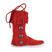 Load image into Gallery viewer, Taos Kids Fringe Moccasins 574 (Youth)