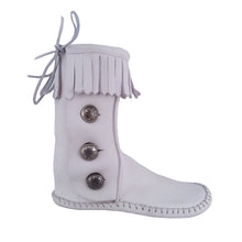 Load image into Gallery viewer, Taos Kids Fringe Moccasins 574 (Youth)