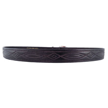 Load image into Gallery viewer, Rope Pattern Embossed Leather Belt 670