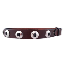 Load image into Gallery viewer, Star Concho Leather Belt 630