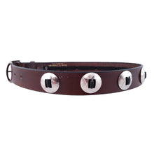 Load image into Gallery viewer, Star Concho Leather Belt 630