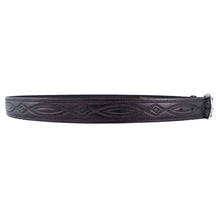 Load image into Gallery viewer, Rope Pattern Embossed Leather Belt 670