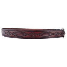 Load image into Gallery viewer, Rope Pattern Embossed Leather Belt 670