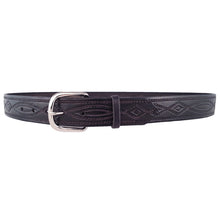 Load image into Gallery viewer, Rope Pattern Embossed Leather Belt 670