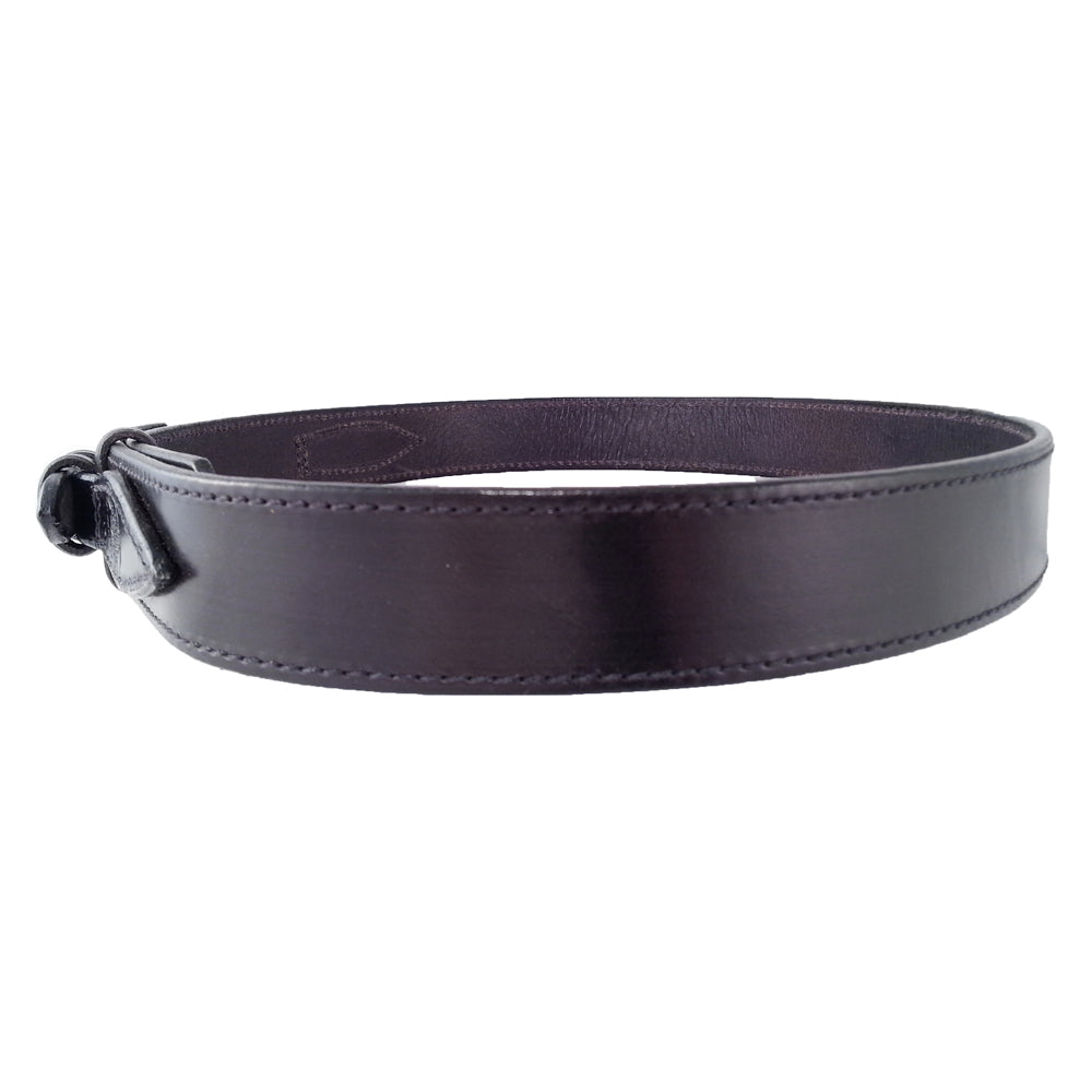 The Upland Belt , Black Full Grain Leather