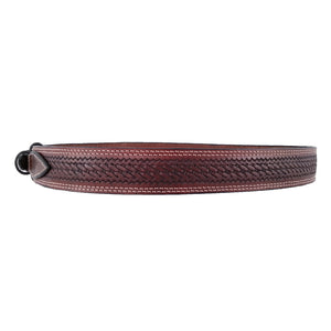 Basket Weave Leather Ranger Belt 625R