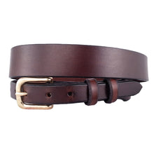 Load image into Gallery viewer, Tapered Full-Grain Leather Belt 600T