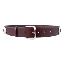 Load image into Gallery viewer, Star Concho Leather Belt 630