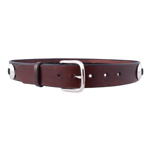 Star Concho Leather Belt 630